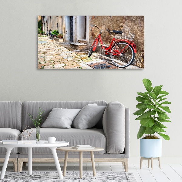 Quadro su tela Bicicletta rossa