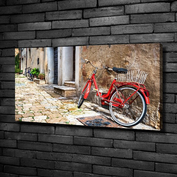 Quadro su tela Bicicletta rossa