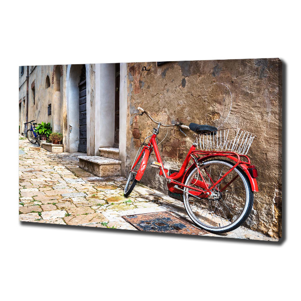Quadro su tela Bicicletta rossa