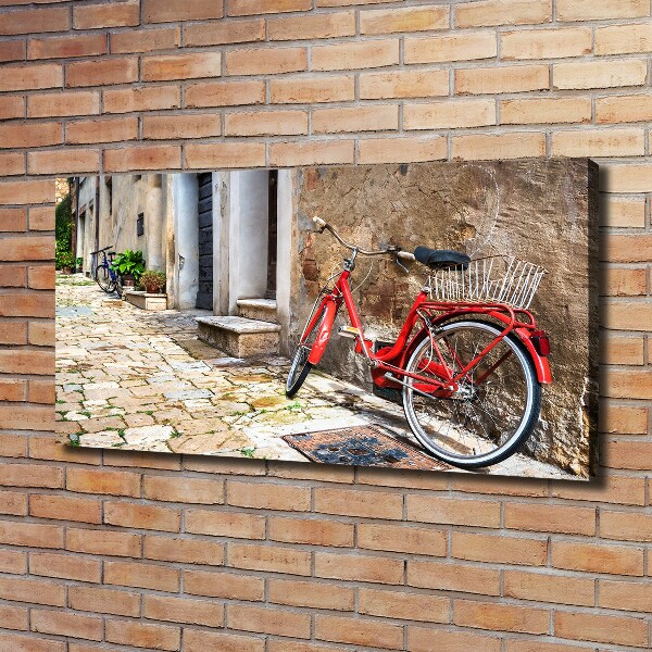 Quadro su tela Bicicletta rossa