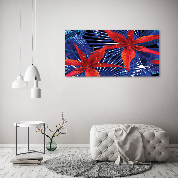 Quadro su tela Fiori tropicali