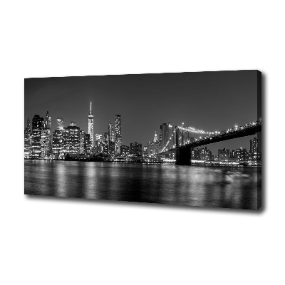 Quadro su tela Manhattan di notte
