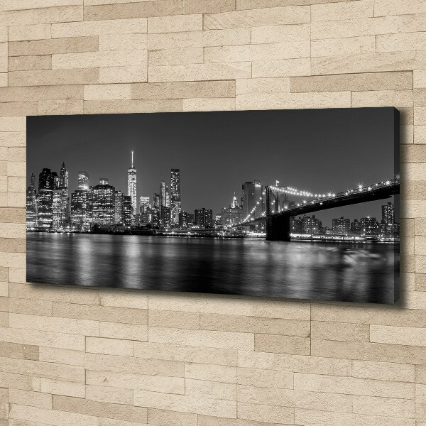 Quadro su tela Manhattan di notte