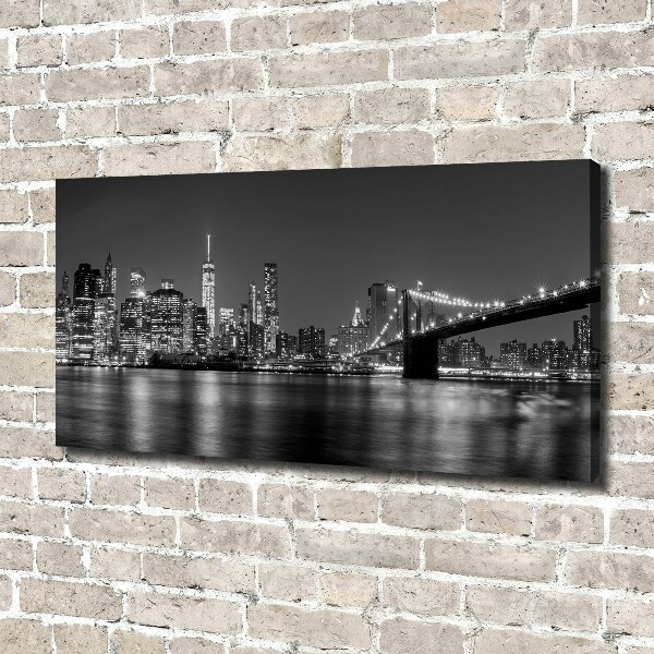 Quadro su tela Manhattan di notte