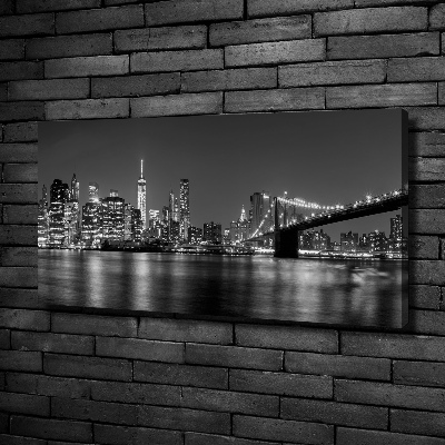 Quadro su tela Manhattan di notte