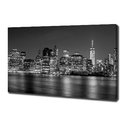 Quadro su tela Manhattan di notte