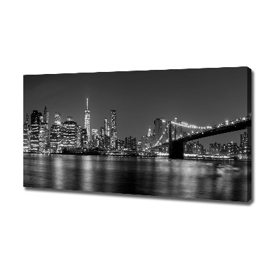 Quadro su tela Manhattan di notte