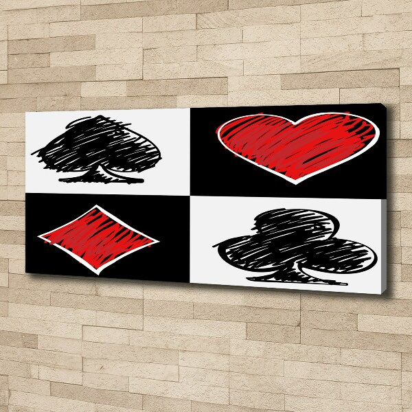 Foto quadro su tela Semi delle carte