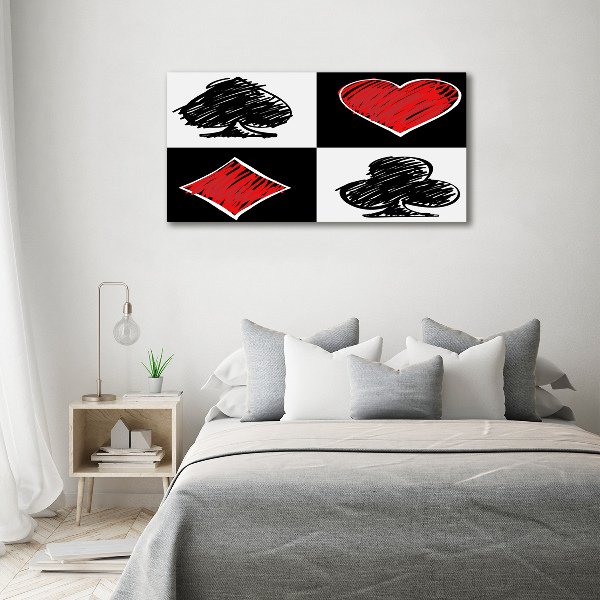 Foto quadro su tela Semi delle carte