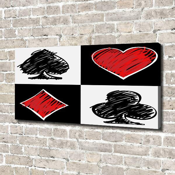 Foto quadro su tela Semi delle carte