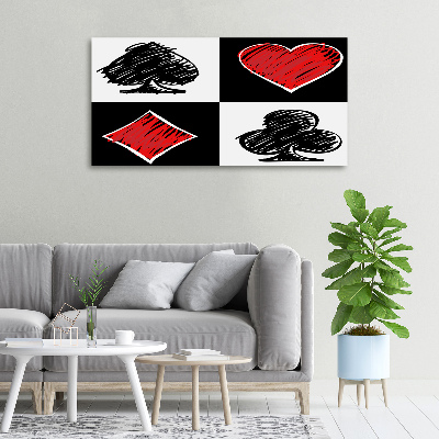 Foto quadro su tela Semi delle carte