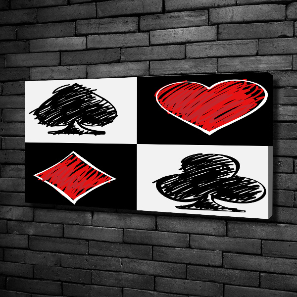 Foto quadro su tela Semi delle carte