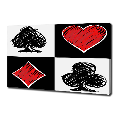 Foto quadro su tela Semi delle carte