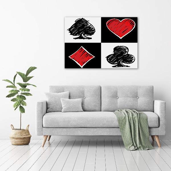 Foto quadro su tela Semi delle carte