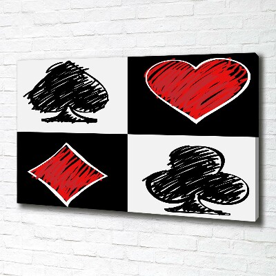 Foto quadro su tela Semi delle carte