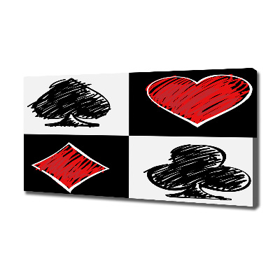 Foto quadro su tela Semi delle carte