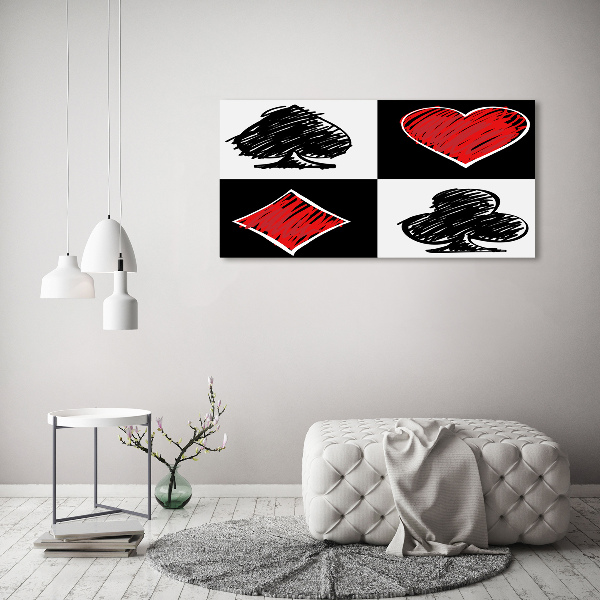 Foto quadro su tela Semi delle carte