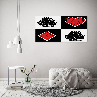 Foto quadro su tela Semi delle carte