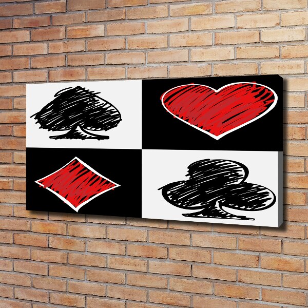 Foto quadro su tela Semi delle carte