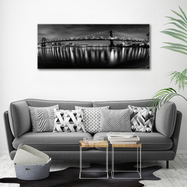 Foto quadro su tela Manhattan di notte