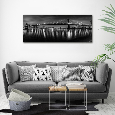 Foto quadro su tela Manhattan di notte