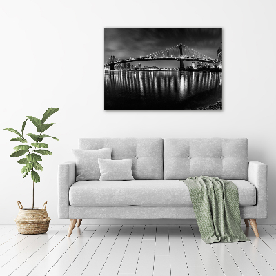 Foto quadro su tela Manhattan di notte