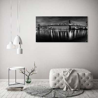 Foto quadro su tela Manhattan di notte