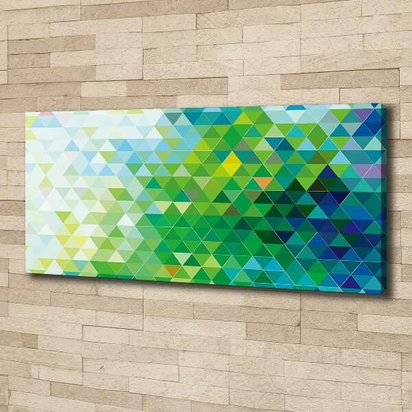 Quadro stampa su tela Triangoli astratti