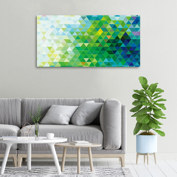 Quadro stampa su tela Triangoli astratti