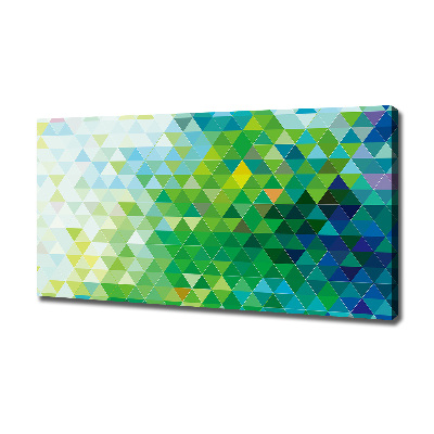 Quadro stampa su tela Triangoli astratti