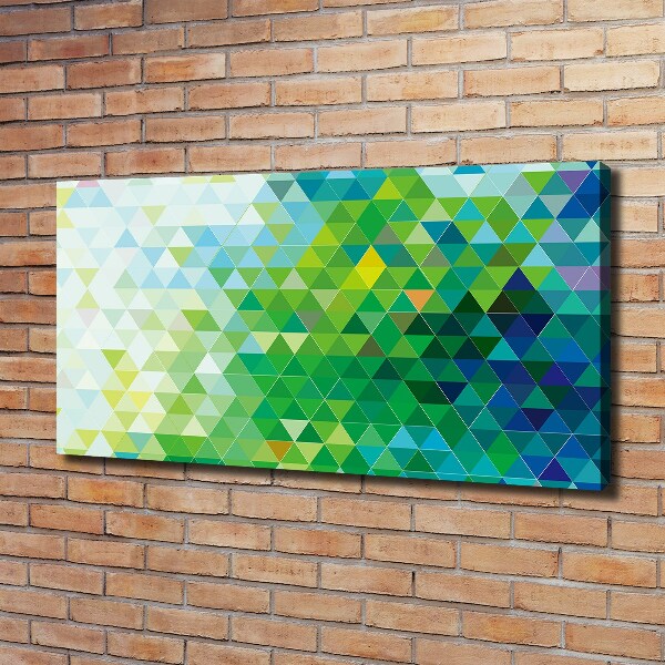 Quadro stampa su tela Triangoli astratti
