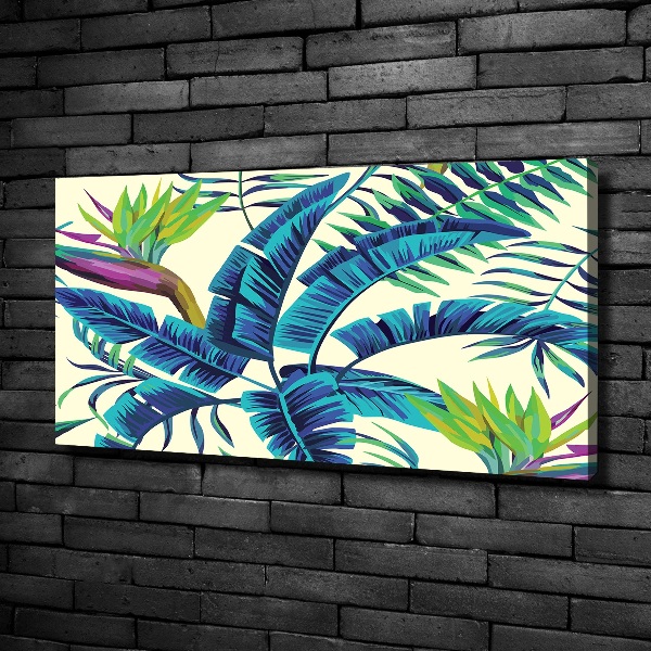 Foto quadro su tela Foglie tropicali