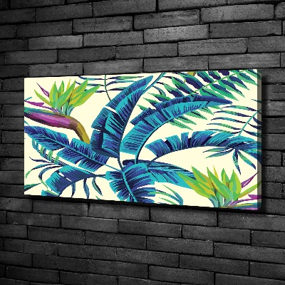 Foto quadro su tela Foglie tropicali