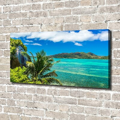 Quadro su tela Costa delle Seychelles