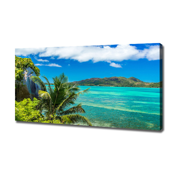 Quadro su tela Costa delle Seychelles