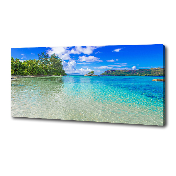 Foto quadro su tela Spiaggia delle Seychelles