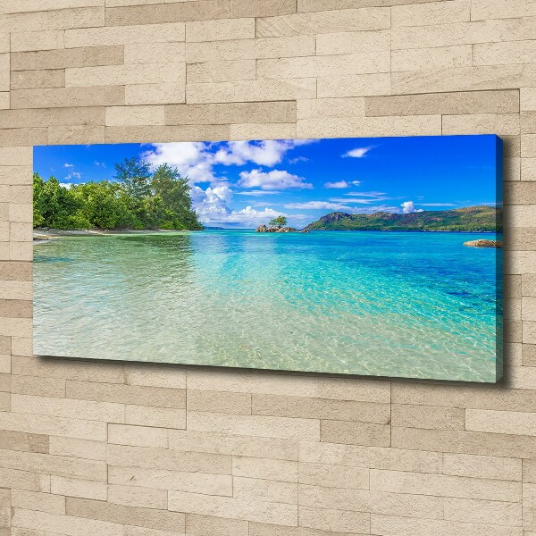 Foto quadro su tela Spiaggia delle Seychelles