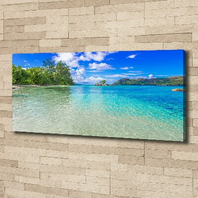 Foto quadro su tela Spiaggia delle Seychelles