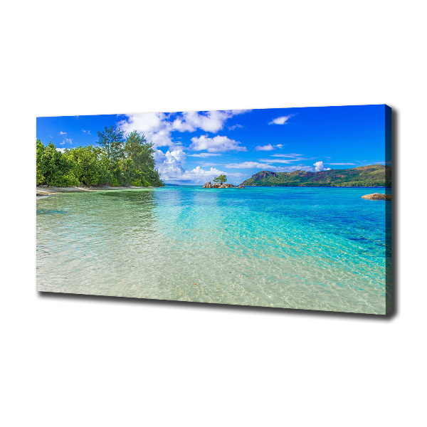 Foto quadro su tela Spiaggia delle Seychelles