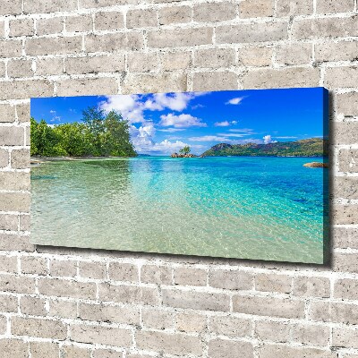 Foto quadro su tela Spiaggia delle Seychelles