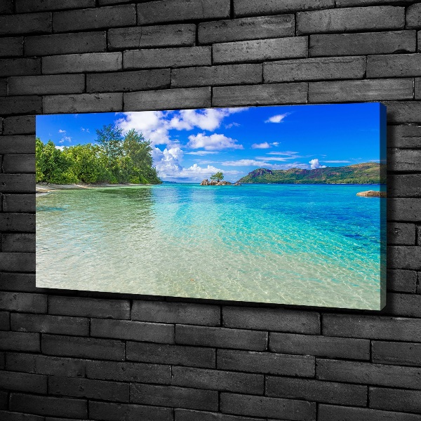 Foto quadro su tela Spiaggia delle Seychelles