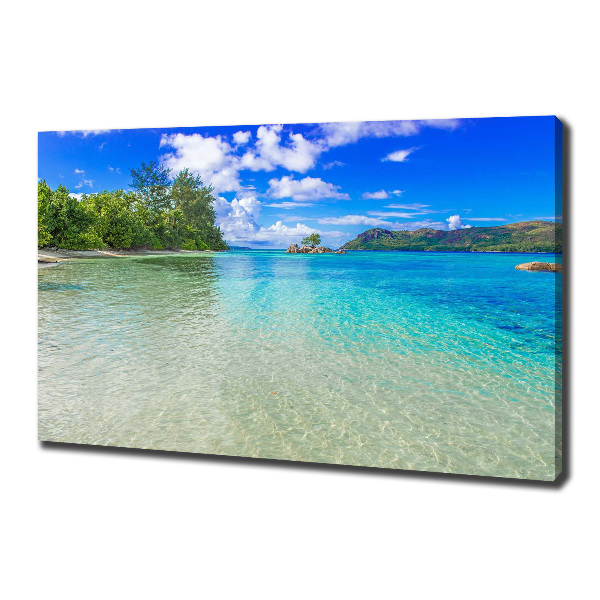 Foto quadro su tela Spiaggia delle Seychelles