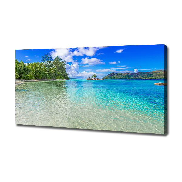 Foto quadro su tela Spiaggia delle Seychelles