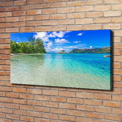Foto quadro su tela Spiaggia delle Seychelles