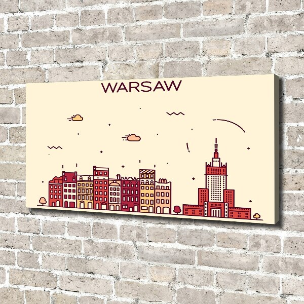 Quadro su tela Varsavia, Polonia