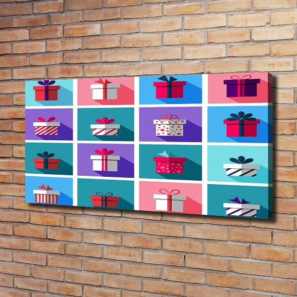 Foto quadro su tela Presenta