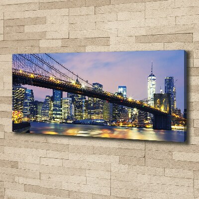 Foto quadro su tela Ponte di Brooklyn
