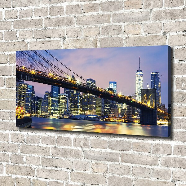 Foto quadro su tela Ponte di Brooklyn