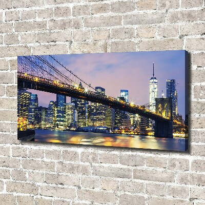 Foto quadro su tela Ponte di Brooklyn