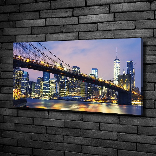 Foto quadro su tela Ponte di Brooklyn